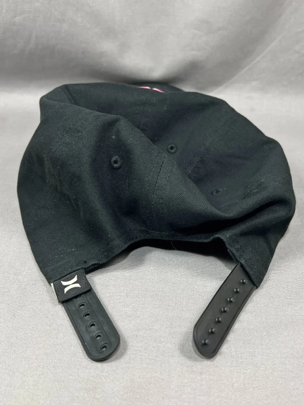 Hurley Womens Mom Hat Baseball Black Pink Adjustable Snapback Relaxed Dad Cap